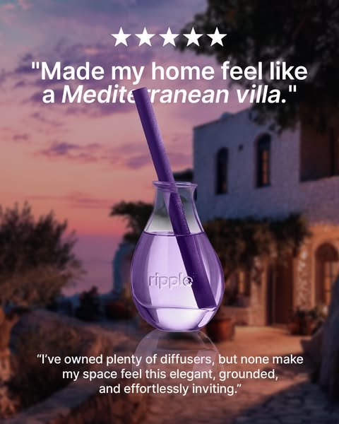 thedropletco dream reed diffuser ad