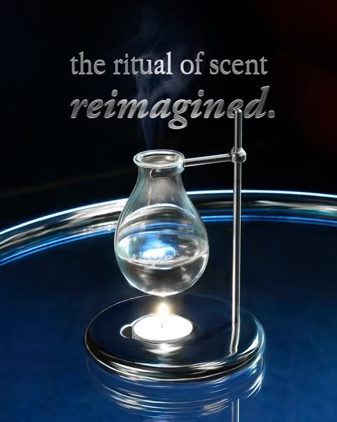 thedropletco wax burner ad
